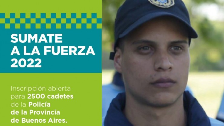 Continúan las jornadas de inscripción a la Policía Bonaerense