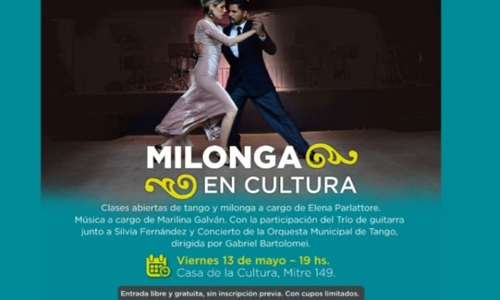 Florencio Varela: Disfrutá una noche de tango en Cultura