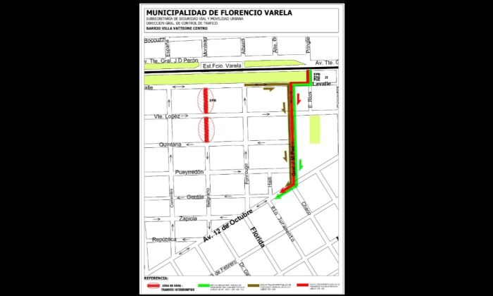 F. Varela: Desvío de transporte público por obras viales