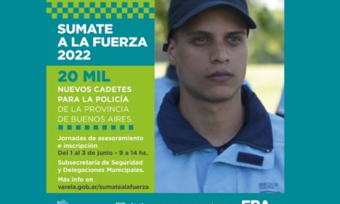 Florencio Varela: Sumate a la Fuerza Bonaerense