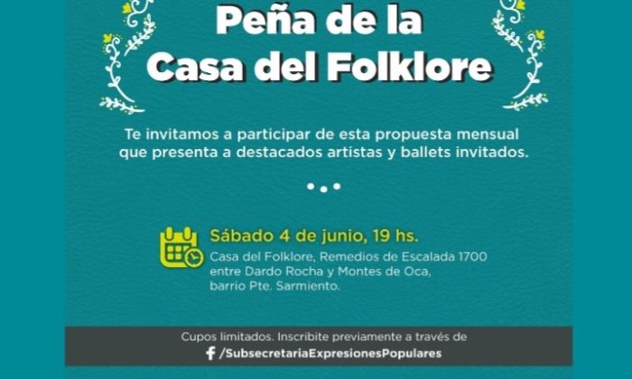F. Varela: Retorna la Peña de la Casa del Folklore