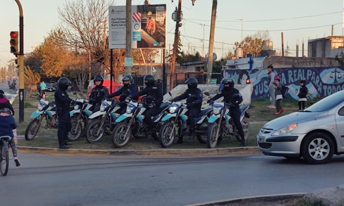 Operativo de interceptación vehícular en Florencio Varela, secuestraron varios rodados