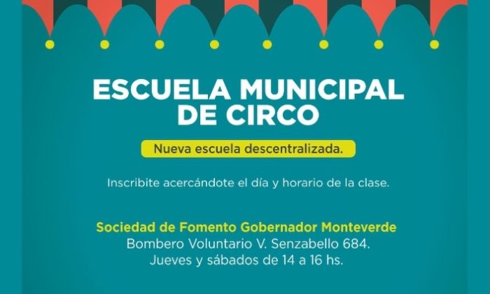 ¡Animate a participar de la Escuela Municipal de Circo en Florencio Varela!