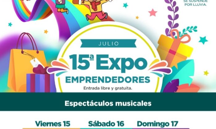 F. Varela: ¡Para bailar y cantar! Los shows de la Expo Emprendedores en vacaciones de invierno