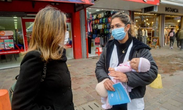 F. Varela: Semana de la Lactancia Materna, actividades en la Peatonal Monteagudo