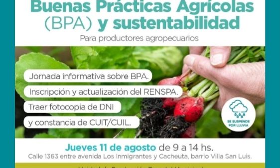 Florencio Varela: Jornada de Buenas Prácticas Agrícolas