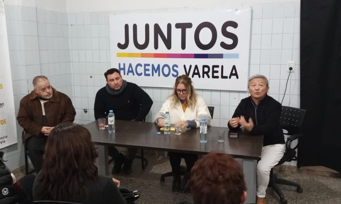 Cluadia Rucci visitó Florencio Varela de la mano de Javier Serra y Mario Kanashiro