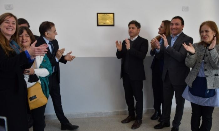 F. Varela: Andrés Watson y Axel Kicillof inauguraron el Jardín de Infantes Nº917