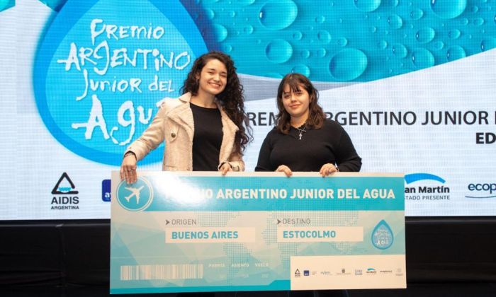 AySA y AIDIS Argentina hicieron entrega del Premio Junior del Agua 2022