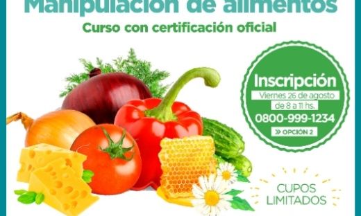 Florencio Varela: Nueva entrega del curso sobre manipulación de alimentos