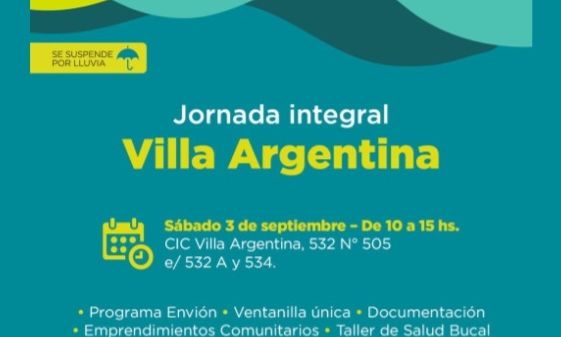 Florencio Varela: Jornada gratuita de atención integral en el CIC de Villa Argentina