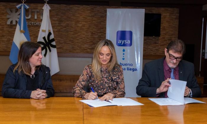 AySA y la UTN firmaron un convenio para desarrollar actividades en conjunto con perspectiva de género