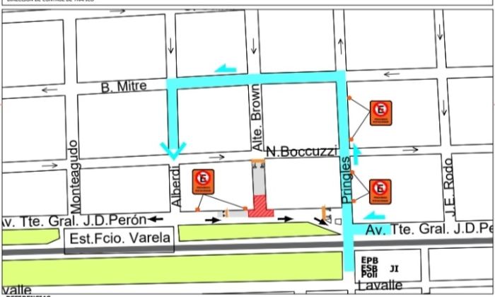 Florencio Varela: Desvíos en la circulación del transporte público por obras en el distrito
