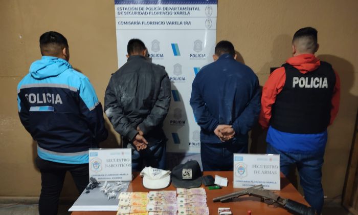 La Policía detuvo a dos sujetos que comercializaban drogas en Florencio Varela