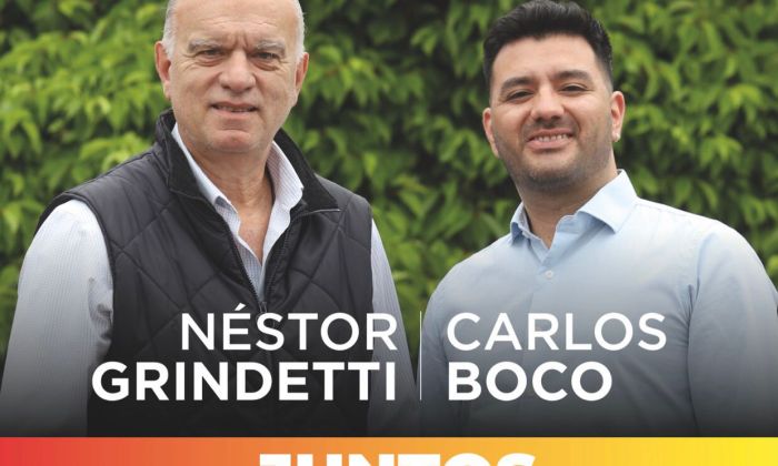 Néstor Grindetti se lanza a la gobernación con el apoyo del referente y concejal  Varelense, Carlos Boco