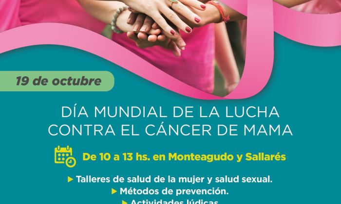 F. Varela: Actividades por la lucha contra el cáncer de mama