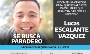 Desaparición Lucas Escalante: lanzan millonaria recompensa