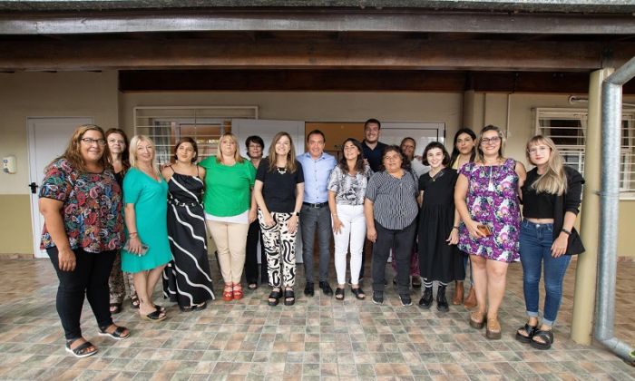 Florencio Varela - Andrés Watson y Estela Díaz recorrieron el Hogar de Protección Integral