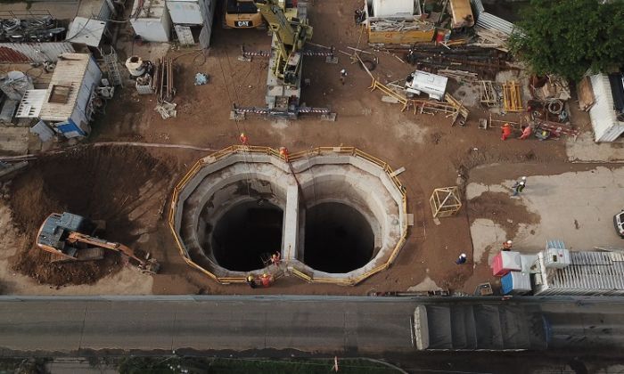 AySA sigue avanzando en las obras del Sistema Agua Sur, que beneficiará a 2.500.000 habitantes