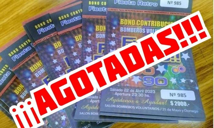 Florencio Varela – Fiesta Retro en el Salón de los Bomberos – Entradas agotadas