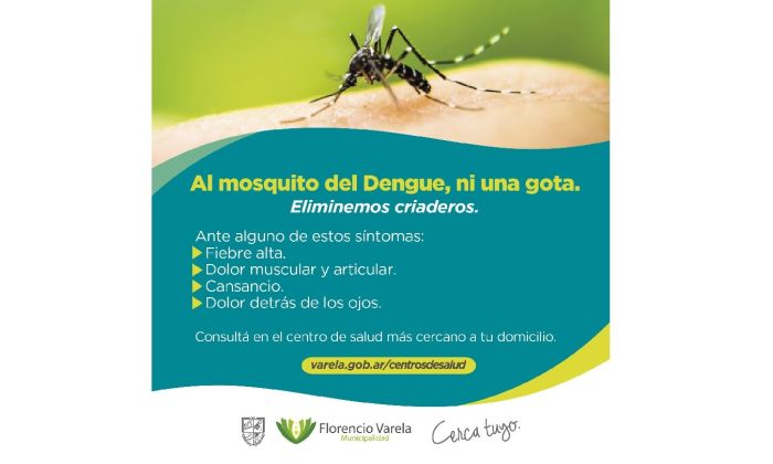 Florencio Varela - Operativos integrales para combatir al Dengue