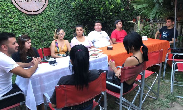 Carlos Boco se reunió con jóvenes varelenses