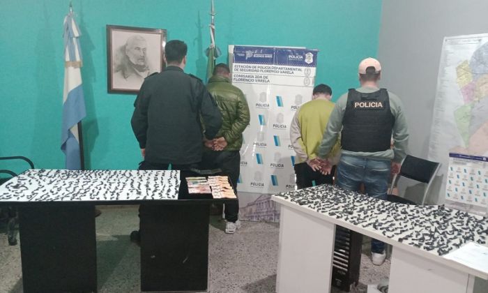 Florencio Varela – Secuestro de cocaína, marihuana, paco y dos aprehendidos por comercialización de drogas