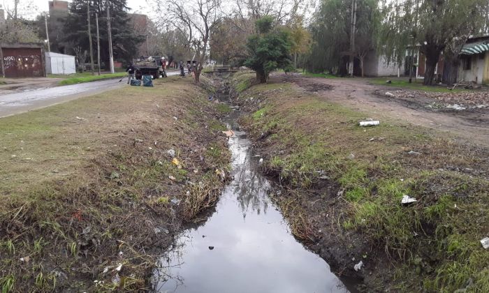 Florencio Varela - Trabajos preventivos ante probables lluvias