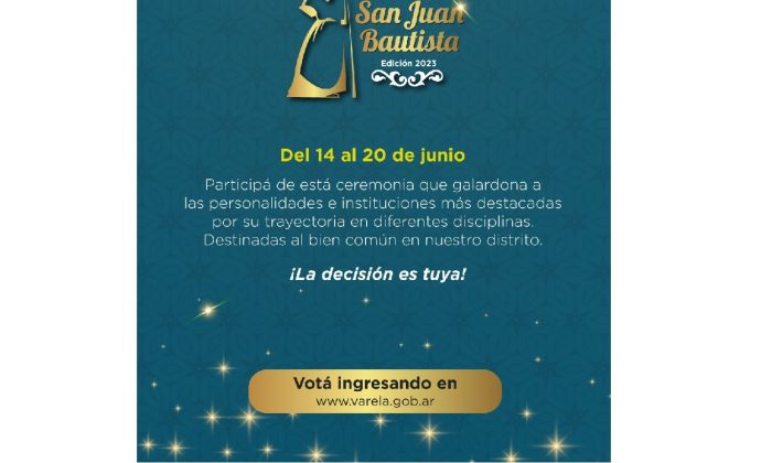 Florencio Varela - Comenzó la etapa de votación para los Premios San Juan Bautista