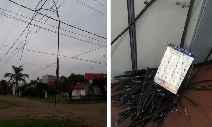 Florencio Varela – Robaban cableado público, terminaron en la comisaría