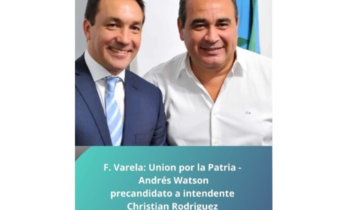 F. Varela – Lista de precandidatos a concejales de Unión por la patria