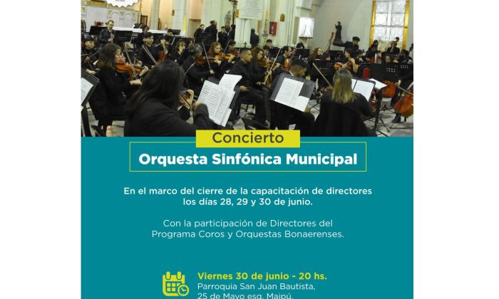 F. Varela - Concierto de la Orquesta Sinfónica Municipal en la Parroquia San Juan Bautista