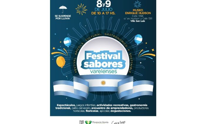 Florencio Varela – Festival Sabores Varelenses en el Museo Hudson