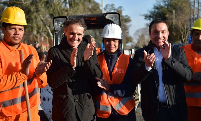 Florencio Varela – Inauguración del último tramo de la calle Juana Azurduy