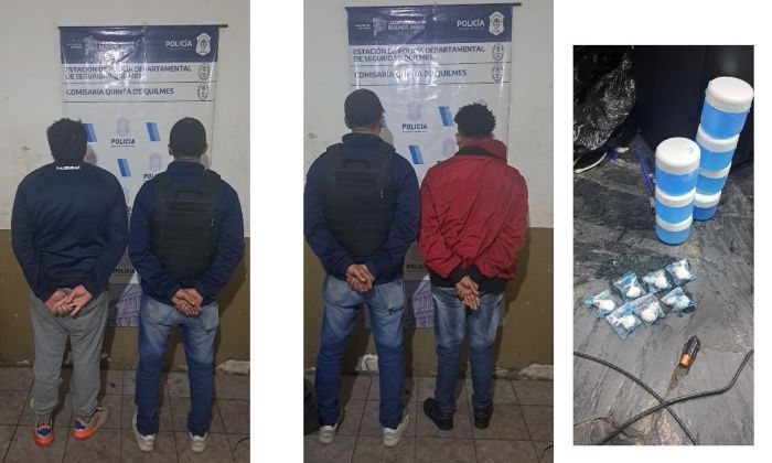 Quilmes – Un dominicano y un argentino detenidos por tráfico de drogas