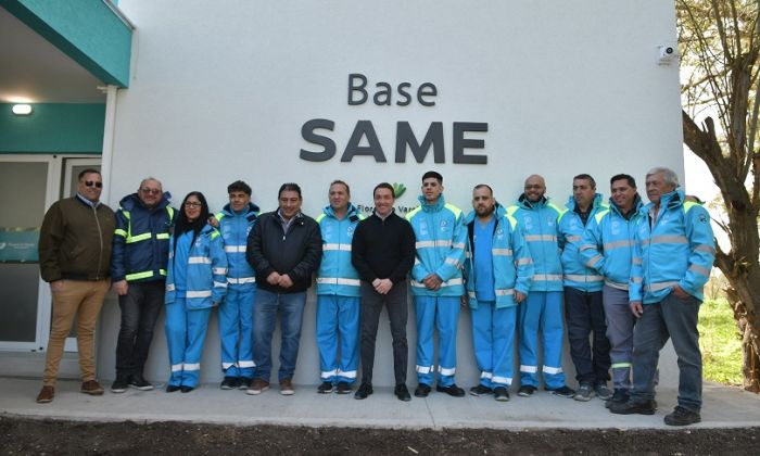 Florencio Varela - Andrés Watson inauguró la nueva Base SAME en La Capilla