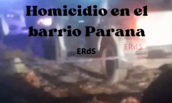 Homicidio en el barrio Paraná de Florencio Varela