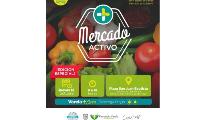 F. Varela – Mercado Activo, edición especial, en Plaza San Juan Bautista