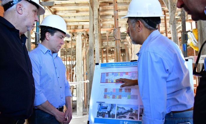 F. Varela - Avances en la construcción del Centro de Salud en La Esmeralda