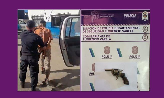 Florencio Varela – Intento de robo, un menor armado resultó aprehendido