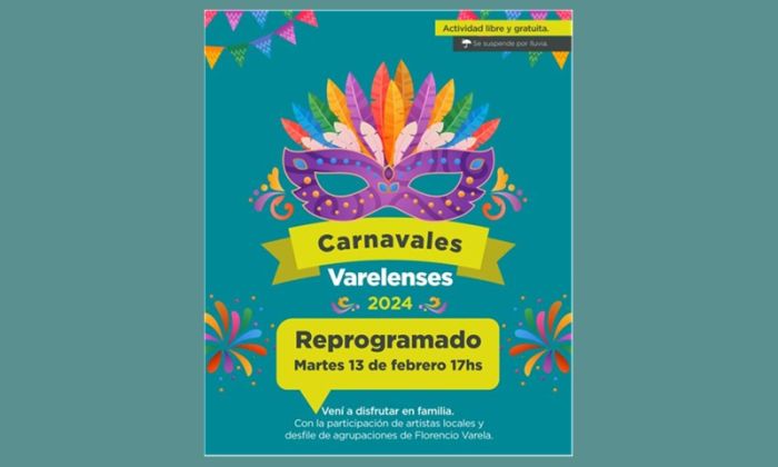 Reprogramación de los Carnavales Varelenses 2024