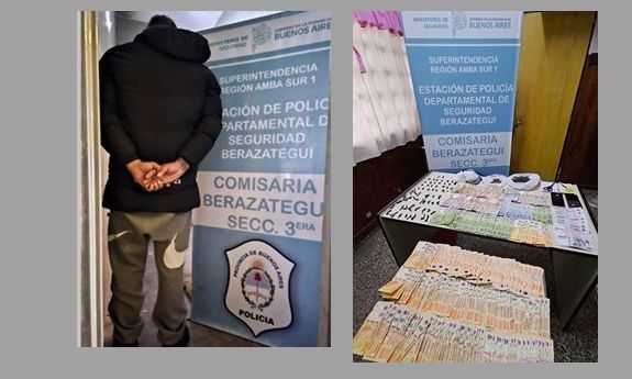 Berazategui – Un policía de la Ciudad detenido por venta de drogas