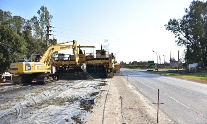 F. Varela - Progresos en las obras de Ruta Provincial Nº53 y Villa Argentina