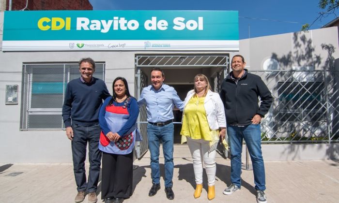 F. Varela - Watson y Katopodis inauguraron el Centro de Desarrollo Infantil “Rayito del Sol”