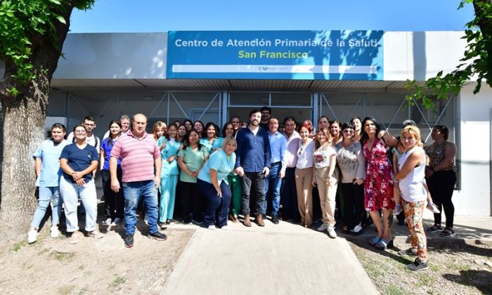 F. Varela - Watson y Kreplak inauguraron el edificio del Centro de Salud en San Francisco