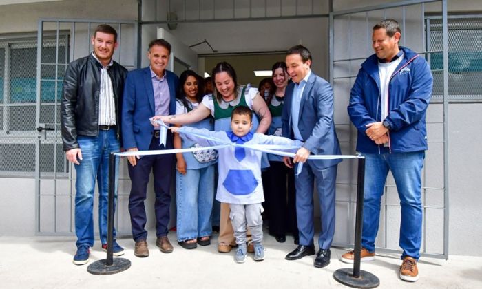 Andrés Watson y Gabriel Katopodis inauguraron el edificio del CDI “Luz de Esperanza”