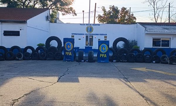 La PFA desarticuló una organización criminal dedicada a la importación ilegal de neumáticos
