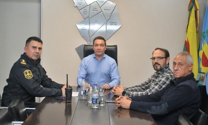 El intendente Watson se reunió con el nuevo Jefe de la policía de Florencio Varela