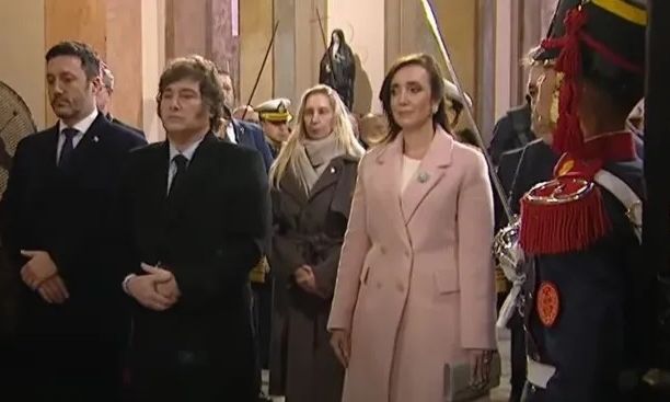 Tedeum: Milei no saludó a Jorge Macri y esquivó a Victoria Villaruel