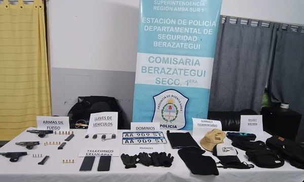 Berazategui – Control policial, enfrentamiento, tres detenidos